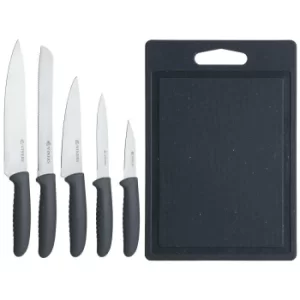 Image of Viners Everyday 5 Piece Knife And Board Set