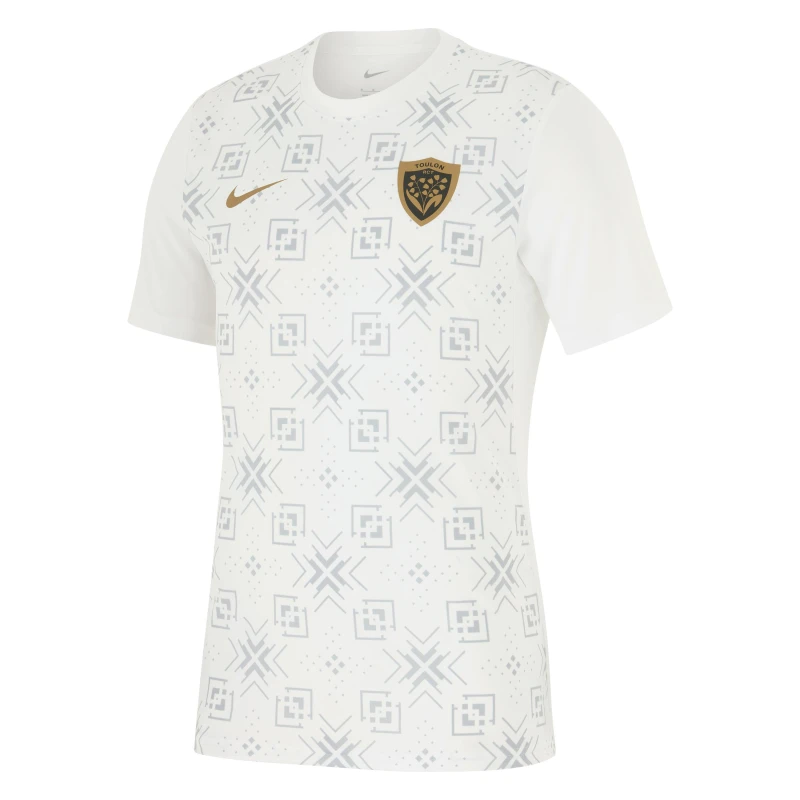 Image of Nike RC Toulon Pre Match Shirt 2024 2025 Adults White male S