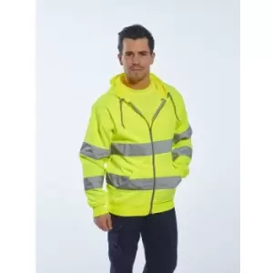 Image of Portwest B305ORRS - sz Hi-Vis Zip Front Hoodie