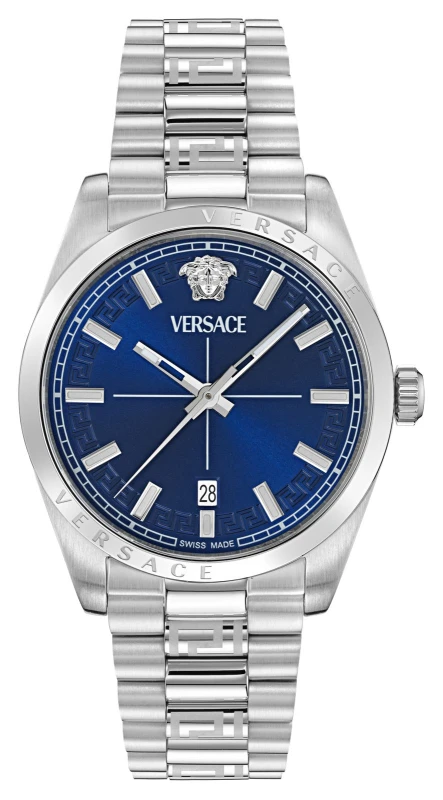 Image of Versace VE0G00325 MILLENIUM Quartz (40mm) Blue Dial / Watch