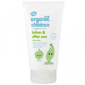 Image of Green People Organic Children Aloe Vera and After Sun Lotion 150ml