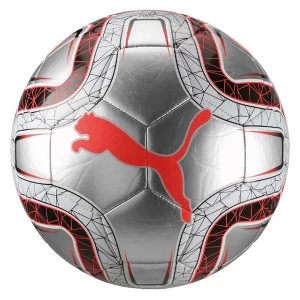 Image of Puma Final 6 MS Training Football - Silver/Grey/Red 4