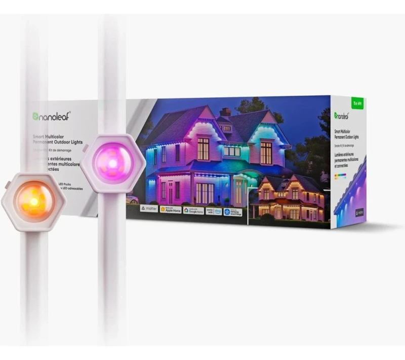 Image of NANOLEAF Smart Permanent Outdoor Lights Smarter Kit - 15 m 4895263600427