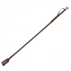 Image of Shires Leather Show Whip - Brown