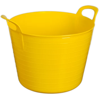 Image of Sealey Heavy Duty Flexi Tub 40l Yellow