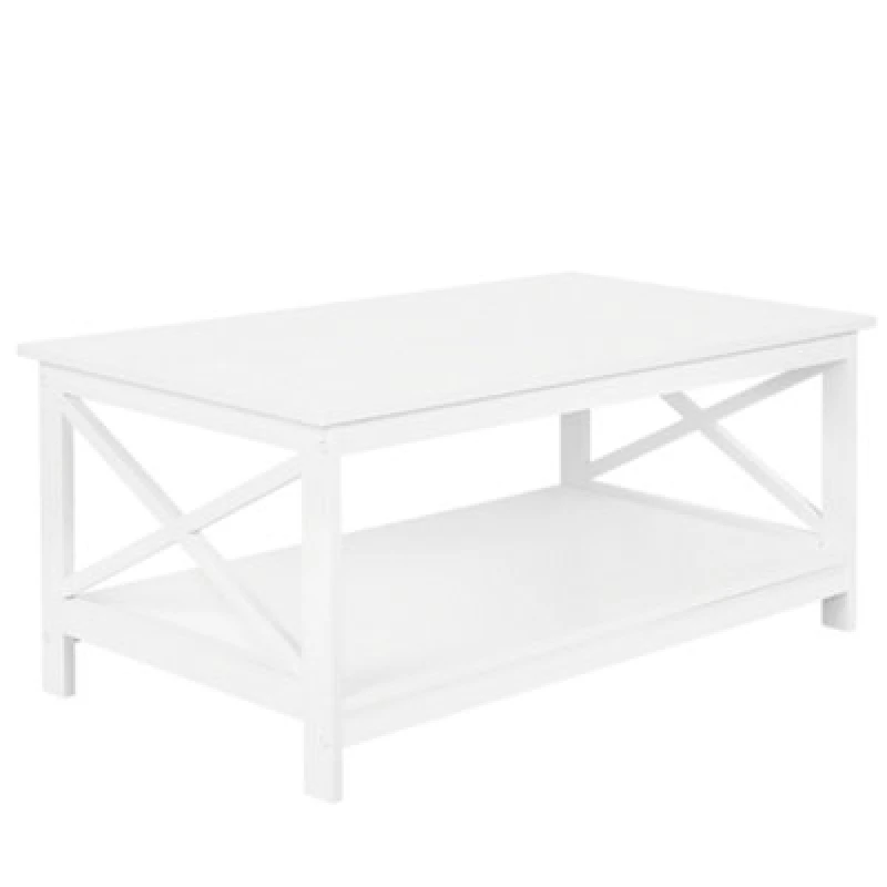 Image of Beliani Cottage Coffee Table Foster White
