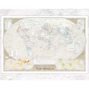 Image of World Map Tripel Mini Poster