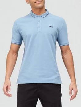 Image of Hugo Boss Dinoso 202 Polo Shirt Medium Blue Size S Men