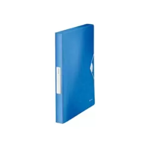 Image of WOW Box File A4 Polypropylene Blue Metallic