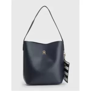 Image of Tommy Hilfiger Iconic Tommy Bucket Bag - Blue