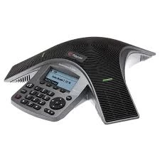 Image of Polycom Ip5000 sip Conference Phone. 802.3af Power Over Ethernet
