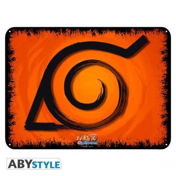 Image of Naruto Shippuden - Konoha (28 x 38cm) Metal Plate