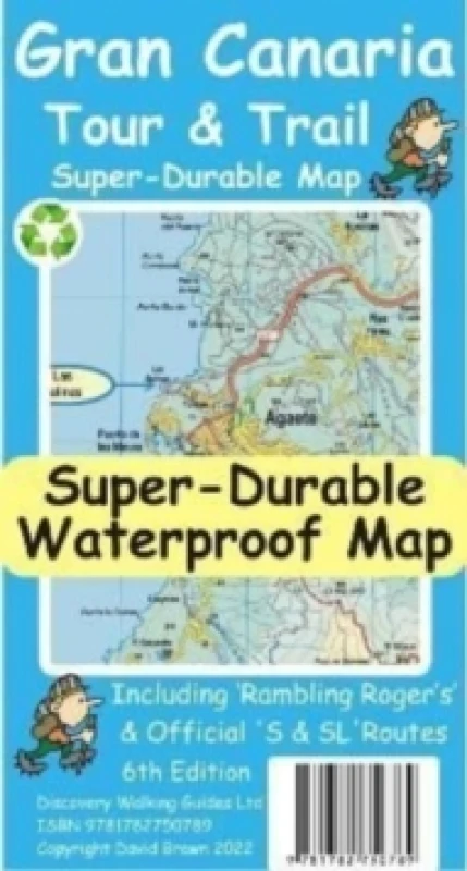 Image of Gran Canaria Tour and Trail Map Sheet map, folded