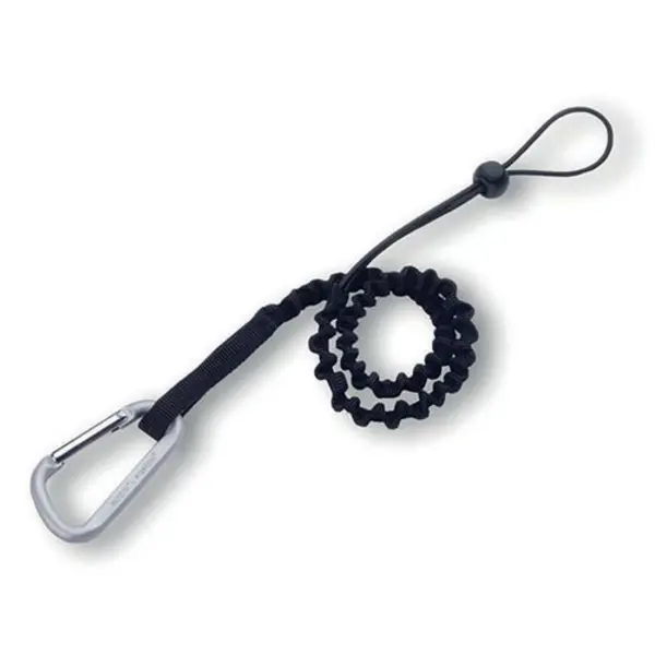 Image of Squids Ergodyne Tool Lanyard Single Carabiner Black EY3100