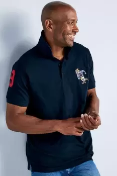 Image of Short Sleeve Embroidered Polo Shirt