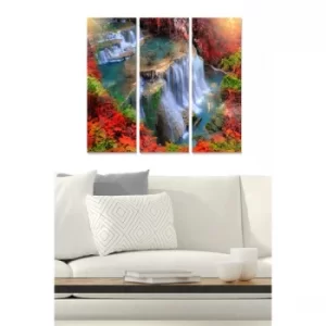 Image of MDF246910567 Multicolor Decorative MDF Painting (3 Pieces)