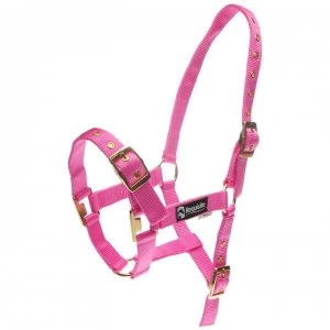Image of Requisite Adjustable Headcollar - Pink