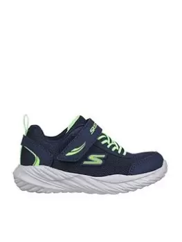 Image of Skechers Toddler Boys Nitro Sprint Trainer, Navy, Size 4 Younger