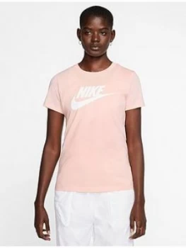 Image of Nike Nsw Essential Icon Futura T-Shirt - Washed Coral