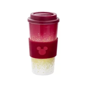 Image of Mickey Berry: Plastic Lidded Mug: Berry Glitter
