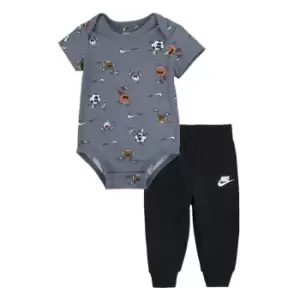 Image of Nike Emoji Bodysuit Set Baby Boys - Black