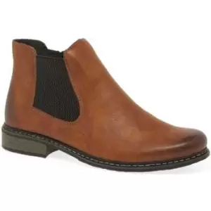 Image of Rieker Elton Womens Chelsea Boots womens Mid Boots in Brown