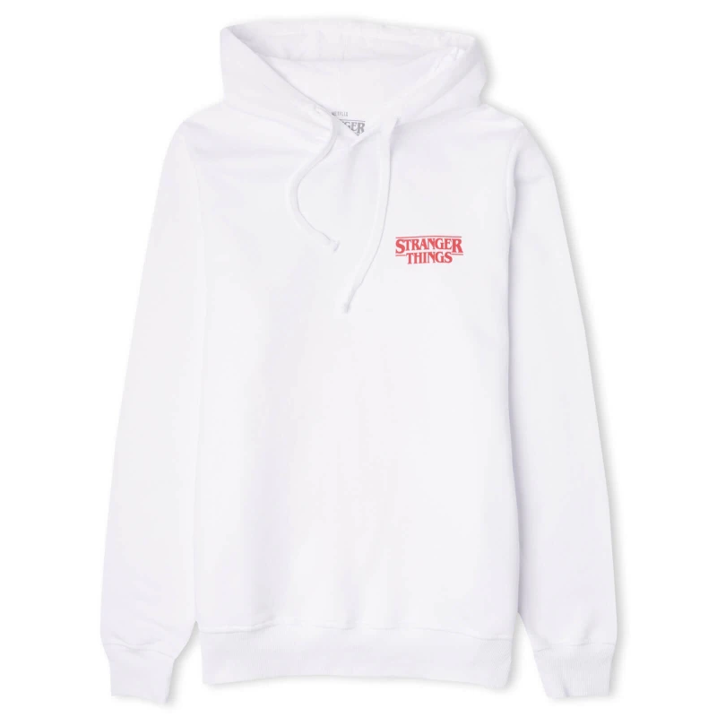 Image of Stranger Things Americana Unisex Hoodie - White - L