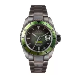 Image of Out Of Order 001-21.VE Mens Green Automatico Quaranta Wristwatch