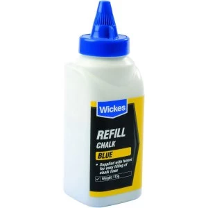 Image of Wickes Blue Chalk Refill For Chalk Reel