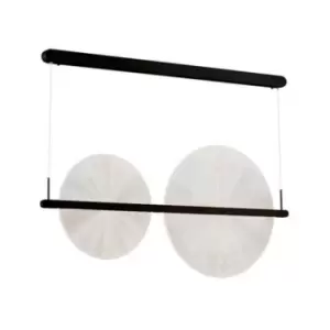 Image of Larissa Veria LED Ceiling Pendant Light 70W 3000K Iron, Aluminum Sandy Black