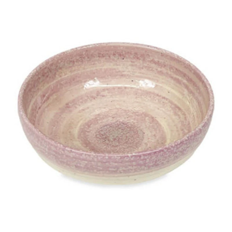 Image of Verano Spanish Ceramics Pastel Beach Hand Painted Kitchen Dining Table Shallow Bowl Set Of 4 Lilac 14Cm (Diam)