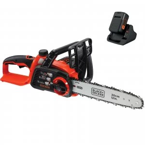 Image of Black and Decker GKC3630L 36v Cordless Chainsaw 300mm 1 x 2ah Li-ion Charger