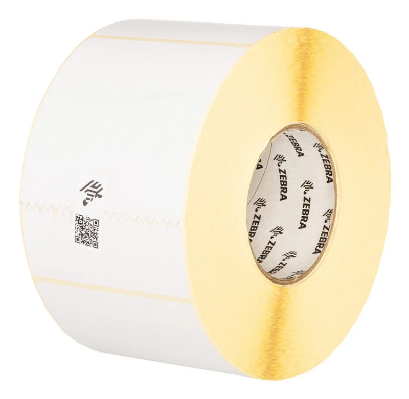 Image of Zebra Z-Select 2000D (880170-101) White Label Roll 102 x 102mm - 4 x 1432 Labels (Original)