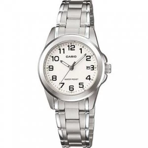 Image of Casio Ladies Stainless Steel Watch - LTP-1259PD-7B