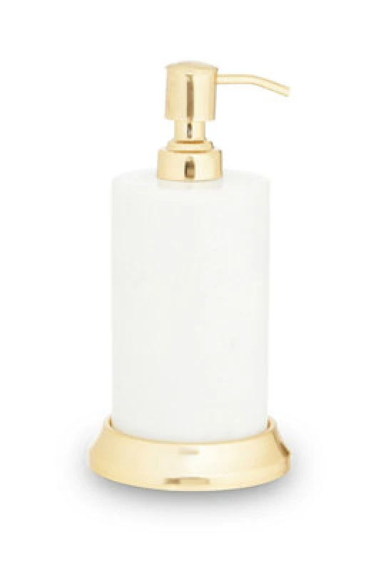 Image of Premier Housewares Mako White Marble Lotion Dispenser White