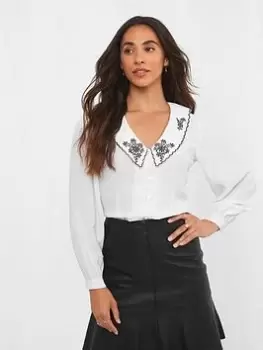 Image of Joe Browns Pretty Perfect Blouse - White, Size 14, Women