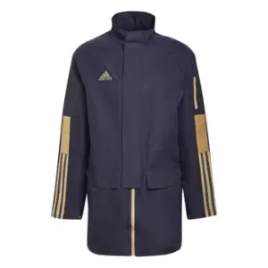 Image of adidas Tiro Parka Jacket Mens - Blue