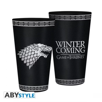 Image of Game Of Thrones - Stark - Foil Large Glass