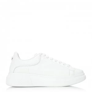 Image of M by Moda Chunky Britt Trainers - WHT/WHT BACK