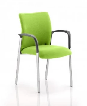 Image of Academy Fully Bespoke Fabric Chair with Arms Myrrh Green
