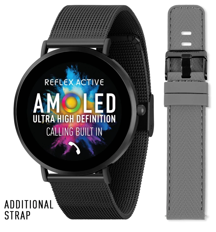 Image of Reflex Active HD Ultra Slim Calling Amoled Smart watch