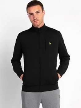 Image of Lyle & Scott Smart Track Top - Black Size M Men