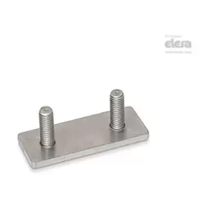 Image of Elesa - Plate for jointed hinge-GN 2376-NI-60-30-MT