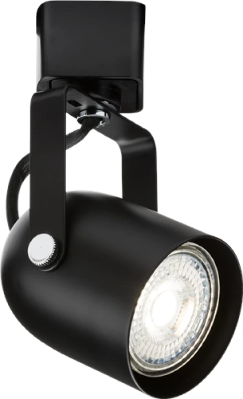 Image of Netlighting Knightsbridge 230V GU10 Track Spotlight Black TRKSP9ABK Black unisex