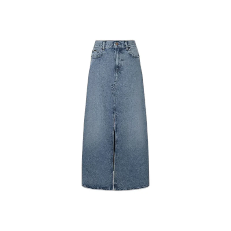 Image of Pepe Jeans Denim skirt For Her Pepe Jeans Dewi Bleu Female XS