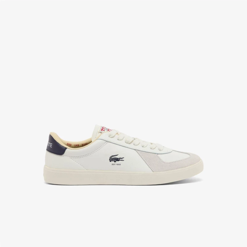 Image of Lacoste Baseshot Pro Trainers White Navy male UK 6.5