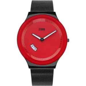 Image of Mens Storm Sotec Slate Red Watch