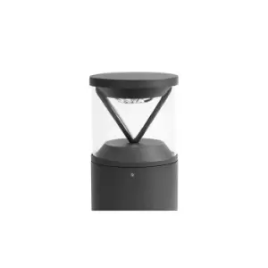 Image of Rush Integrated LED Pedestal Light Outdoor Ground Light Grey, 2700K, IP65