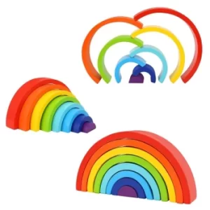 Image of Wooden Rainbow Stacker