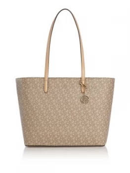 Image of DKNY Coated logo tote shopper Multi Coloured